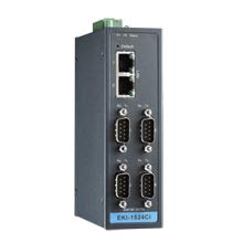 Advantech EKI-1524CI-CE 4-Port RS-422/485 خادم الجهاز التسلسلي مع درجة حرارة تشغيل واسعة وعزل ، يوفر منفذا إيثرنت 2 × 10/100 ميجابت في الثانية لتكرار شبكة LAN