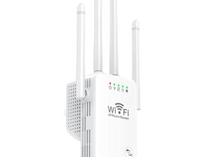 معزز إشارة WiFi Extender Signal Booster - للأغطية المنزلية حتى 8470 قدمًا مربعًا و 47 جهازًا ، مكرر WiFi Booster مع منفذ Ethernet ، سهل الإعداد ، موسع نطاق الإنترنت - متوافق مع Alexa ، Fire Stick ، Ring