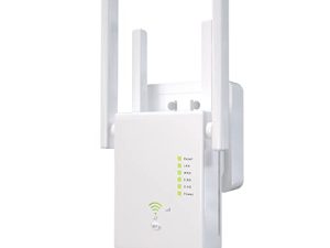 2022 WiFi Extender 1200Mbps WiFi Signal Booster للمنزل 6000 قدم مربع و 30 جهازًا ، ثنائي النطاق 2.4G / 5G مكبر إشارة خارجي مع منفذ إيثرنت