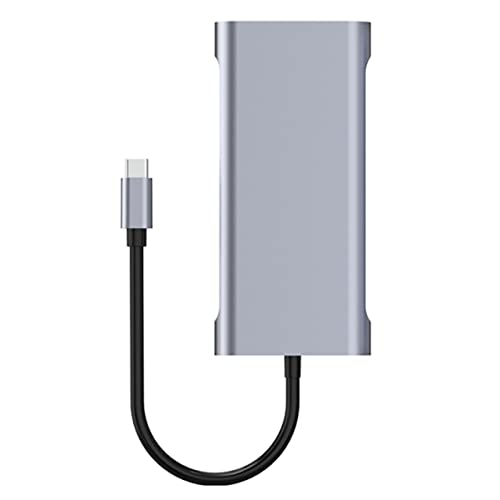 KOMBIUDA Type Station in Silver C محول Docking Splitter ، Dongle ، تمديد سرعات عالية المحور من النوع c ، ملحقات رفيعة عالية - لأجهزة الكمبيوتر المحمول متعددة المنافذ USB متعددة المنافذ KOMBIUDA Type Station in Silver C محول Docking Splitter ، Dongle ، تمديد سرعات عالية المحور من النوع c ، ملحقات رفيعة عالية - لأجهزة الكمبيوتر المحمول متعددة المنافذ USB متعددة المنافذ