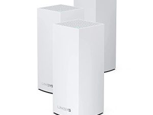 Linksys MX5503 Atlas WiFi 6 Router Home WiFi Mesh System ، Dual-Band ، 8،100 Sq. تغطية قدم ، أكثر من 90 جهازًا ، يستبدل جهاز توجيه وموسع شبكة WiFi ، تغطية منزلية كاملة ، سرعات تصل إلى (AX5400) 5.4 جيجابت في الثانية
