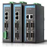 MOXA NPort IA5150A-T 1-Port RS-232/422/485 خادم تسلسلي للأتمتة الصناعية مع حماية تسلسلية / LAN / Power Surge ، منفذين 10 / 100BaseT (X) مع IP واحد ، -40 إلى 75 ° C درجة حرارة التشغيل.