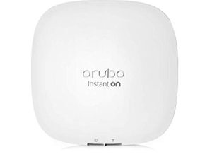 Aruba Instant On AP22 802.11ax 2x2 Wi-Fi 6 نقطة وصول لاسلكية | موديل الولايات المتحدة | مصدر الطاقة غير مضمن (R4W01A)