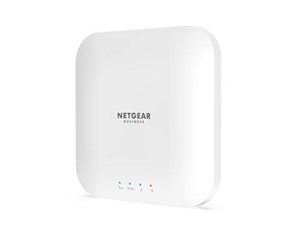 نقطة الوصول اللاسلكية NETGEAR (WAX214PA) - WiFi 6 Dual-Band AX1800 Speed | 1 x 1G Ethernet PoE Port | ما يصل إلى 128 جهازًا | 802.11ax | أمان WPA3 | MU-MIMO | مع محول الطاقة