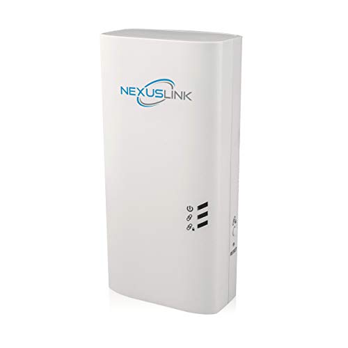 NexusLink G.hn Wave 2 Powerline Ethernet Adapter I 4 منافذ جيجابت I Phy: ما يصل إلى 2 جيجابت في الثانية I Net: ما يصل إلى 1 جيجابت في الثانية I جهاز واحد (GPL-2000S4) NexusLink G.hn Wave 2 Powerline Ethernet Adapter I 4 منافذ جيجابت I Phy: ما يصل إلى 2 جيجابت في الثانية I Net: ما يصل إلى 1 جيجابت في الثانية I جهاز واحد (GPL-2000S4)