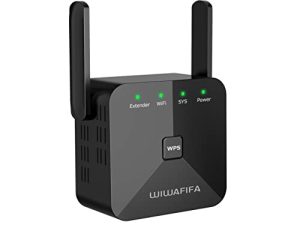 Wiwafifa WiFi Extender Signal Booster - تغطية طويلة المدى تصل إلى 8640 قدمًا مربعًا و 35 جهازًا ، معزز WiFi ومضخم إشارة مع منفذ إيثرنت ، وضع AP ، ترقية 2022 ، متوافق مع Alexa ، إعداد بنقرة واحدة