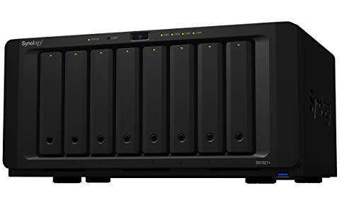 Synology 8 Bay DiskStation DS1821 + (بدون أقراص) ، 8 فتحات ؛ 4 جيجا دي دي ار 4 جيجا Synology 8 Bay DiskStation DS1821 + (بدون أقراص) ، 8 فتحات ؛ 4 جيجا دي دي ار 4 جيجا
