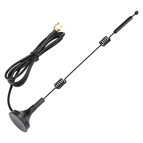 2.4 / 5GHZ WiFi Antenna SMA 12dBi High Gain Dual Band Omnidirectional Router Antenna with Magnetic Suction Base لمعظم أجهزة راوتر WiFi (3 أمتار) 2.4 / 5GHZ WiFi Antenna SMA 12dBi High Gain Dual Band Omnidirectional Router Antenna with Magnetic Suction Base لمعظم أجهزة راوتر WiFi (3 أمتار)