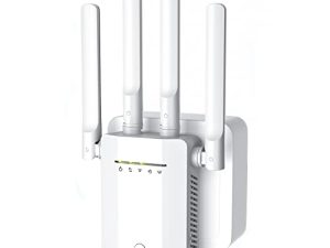 2022 WiFi Extender Signal Booster تغطية طويلة المدى إلى 6800 قدمًا مربعًا و 38+ جهازًا ، معزز الإنترنت للمنزل ، مكرر الإنترنت اللاسلكي ومضخم الإشارة مع منفذ إيثرنت ، 5 أوضاع ، إعداد بنقرة واحدة