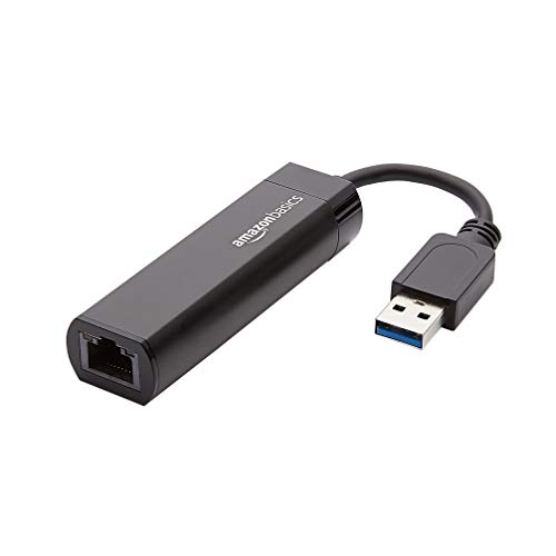Amazon Basics USB 3.0 إلى 10/100/1000 Gigabit Ethernet Internet Adapter Amazon Basics USB 3.0 إلى 10/100/1000 Gigabit Ethernet Internet Adapter