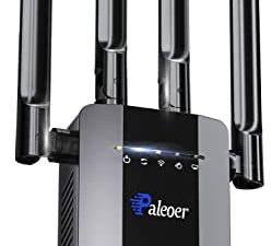 2023 WiFi Extender Signal Booster طويل المدى حتى 9985 قدمًا مربعًا وأكثر من 50 جهازًا ، معزز الإنترنت للمنزل ، مكرر الإنترنت اللاسلكي ومضخم الإشارة ، 5 أوضاع ، إعداد بنقرة واحدة ، يدعم منفذ إيثرنت