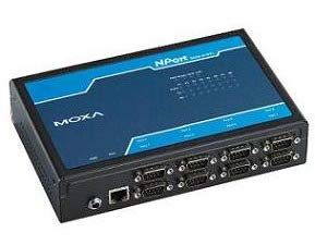 MOXA NPort 5650I-8-DTL-T 8-Port Desktop lite Serial Device Server ، قم بتوصيل 8 أجهزة تسلسلية بشبكة Ethernet ، 10 / 100M Ethernet ، RS-232/422/485 DB9 عزل ، 12-48VDC ، -40-75