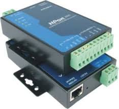MOXA NPort 5232I-T - 2 منفذ RS-422/485 خادم جهاز ، 10/100 Ethernet ، كتلة طرفية ، 15KV ESD ، 2 KV عزل بصري ، 12-30VDC ، -40 إلى 75 ° C درجة حرارة التشغيل
