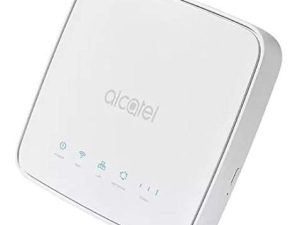 جهاز توجيه Alcatel Link Hub 4G LTE مفتوح في جميع أنحاء العالم HH41NH Multibam 150 ميجابت في الثانية Wi-Fi (4G LTE الولايات المتحدة الأمريكية اللاتينية ومنطقة البحر الكاريبي وأوروبا وآسيا وأفريقيا) + RJ45 حتى 32 مستخدمًا HH41NH-2BTGMXA-1