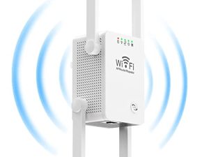 موسع WiFi ، معزز WiFi ، مكرر WiFi يغطي ما يصل إلى 8640 قدمًا مربعًا و 40 جهازًا ، معزز الإنترنت - مع منفذ إيثرنت ، الإعداد السريع ، معزز الإشارة اللاسلكية المنزلي 2022 الأحدث