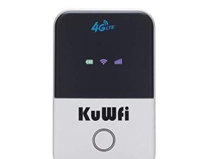 KuWFi 4G LTE موبايل واي فاي هوت سبوت مفتوح للسفر راوتر لاسلكي 4G مع فتحة بطاقة SIM دعم B1 / B3 / B5 / B7 / B8 / B20 في أوروبا الكاريبي أمريكا الجنوبية وأفريقيا