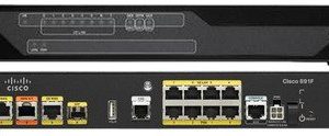 موجه أمان Cisco 891F Gigabit Ethernet مع Sfp. 11 منفذًا. 1 فتحات. سطح المكتب "نوع المنتج: أجهزة التوجيه / التبديل / أجهزة التوجيه والبوابات"