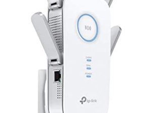 موسع نطاق واي فاي ثنائي النطاق من تي بي لينك AC2600 مع منفذ جيجابت إيثرنت ، يمتد WiFi إلى المنزل الذكي وأجهزة أليكسا ، 4x4 MU-MIMO (RE650) (متجدد)