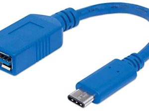 كابل مانهاتن USB 3.1 Gen1 أزرق 6 بوصة