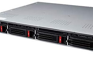 BUFFALO TeraStation 3420RN 4-Bay Rackmount NAS 16 تيرا بايت (4x4 تيرابايت) مع محركات أقراص صلبة HDD NAS متضمنة 2.5 جيجا بايت / تخزين متصل بشبكة الكمبيوتر / سحابة خاصة / تخزين NAS / تخزين الشبكة / خادم الملفات
