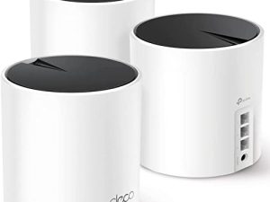 TP-Link Deco AX3000 WiFi 6 Mesh System (Deco X55) - يغطي مساحة تصل إلى 6500 قدم مربع ، يستبدل الموجه اللاسلكي والموسع ، 3 منافذ جيجابت لكل وحدة ، يدعم إيثرنت باكهول (3 حزم)