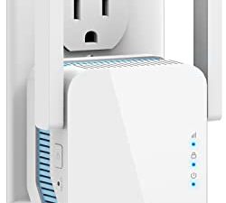 مقوي موسع WiFi بسرعة 1.2 جيجابت في الثانية من macard - نطاق مزدوج (5G / 2.4 جيجاهرتز) تغطية تصل إلى 8.574 قدم مربع - إصدار أحدث 2023 - مكرر شبكة الإنترنت WiFi ومضخم إشارة مع منفذ إيثرنت للمنزل والساحة
