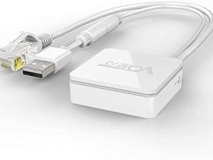 VONETS VAR11N-300 WiFi Bridge / مكرر لاسلكي / موجه صغير / تحويل إيثرنت إلى WiFi مع منافذ WAN / LAN 2 RJ45 لطابعة IP للفندق وأجهزة الشبكة