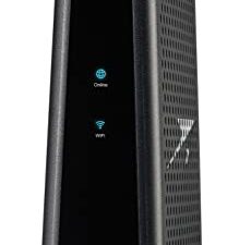 ARRIS Surfboard SBG8300-RB مودم كبل DOCSIS 3.1 جيجابت وموجه Wi-Fi AC2350 | كومكاست إكسفينيتي ، كوكس ، سبيكتروم والمزيد | أربعة منافذ 1 جيجابت في الثانية | سرعات إنترنت بحد أقصى 1 جيجابت في الثانية | 4 قنوات OFDM (مجددة)