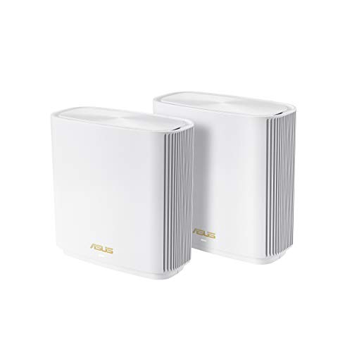 ASUS ZenWiFi AX6600 Tri-Band Mesh WiFi 6 System (XT8 2PK) - تغطية منزلية كاملة تصل إلى 5500 قدم مربع + 6 غرف ، AiMesh ، أمان إنترنت مدى الحياة ، إعداد سهل ، 3 SSID ، تحكم أبوي ، أبيض ASUS ZenWiFi AX6600 Tri-Band Mesh WiFi 6 System (XT8 2PK) - تغطية منزلية كاملة تصل إلى 5500 قدم مربع + 6 غرف ، AiMesh ، أمان إنترنت مدى الحياة ، إعداد سهل ، 3 SSID ، تحكم أبوي ، أبيض