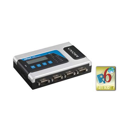 MOXA NPort 6450-T 4 منافذ RS-232/422/485 خادم جهاز طرفي آمن ، 10 / 100M Ethernet ، 12-48 VDC ، بدون محول ، RS-232/422/485 إلى Ethernet. MOXA NPort 6450-T 4 منافذ RS-232/422/485 خادم جهاز طرفي آمن ، 10 / 100M Ethernet ، 12-48 VDC ، بدون محول ، RS-232/422/485 إلى Ethernet.