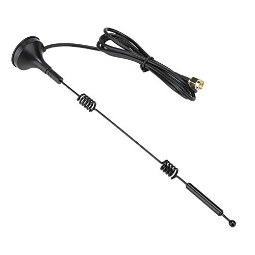 2.4 / 5GHZ WiFi Antenna SMA 12dBi High Gain Dual Band Omnidirectional Antenna with Magnetic Suction Base لمعظم أجهزة راوتر WiFi (10 أمتار) 2.4 / 5GHZ WiFi Antenna SMA 12dBi High Gain Dual Band Omnidirectional Antenna with Magnetic Suction Base لمعظم أجهزة راوتر WiFi (10 أمتار)