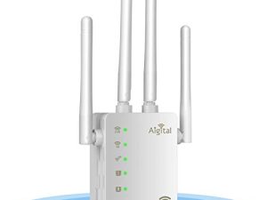 موسع واي فاي ، معزز إشارة موسع نطاق واي فاي 1200Mbps للمنزل ، يغطي ما يصل إلى 3000 قدم مربع و 35 جهازًا ، مكرر لاسلكي ثنائي النطاق بسرعة 5 جيجاهرتز و 2.4 جيجاهرتز مع منافذ إيثرنت ، الإعداد بسهولة