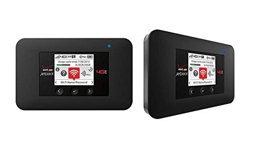 نقطة اتصال محمولة Verizon Jetpack 4G LTE - AC791L (مجدد) نقطة اتصال محمولة Verizon Jetpack 4G LTE - AC791L (مجدد)