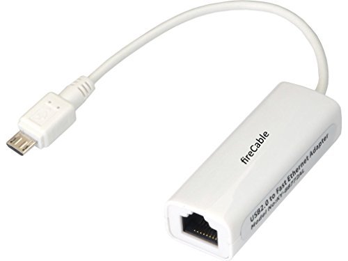 حريق | محول Micro USB Ethernet لأجهزة البث ، أجهزة التلفزيون الذكية ، الهواتف الذكية والأجهزة اللوحية (يتطلب محول OTG غير مضمن) حريق | محول Micro USB Ethernet لأجهزة البث ، أجهزة التلفزيون الذكية ، الهواتف الذكية والأجهزة اللوحية (يتطلب محول OTG غير مضمن)