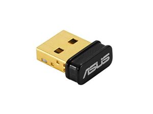 محول ASUS USB-BT500 Bluetooth 5.0 USB مع تصميم صغير جدًا ، متوافق مع الإصدارات السابقة مع Bluetooth 2.1 / 3.x / 4.x