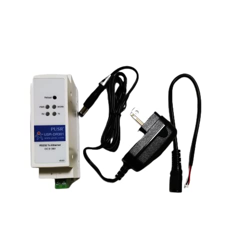USR-DR301 DIN-Rail RS232 Serial to Ethernet Converter صغير الحجم RS232 Ethernet Serial Device x 1 Set USR-DR301 DIN-Rail RS232 Serial to Ethernet Converter صغير الحجم RS232 Ethernet Serial Device x 1 Set