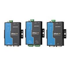 MOXA NPort 5230A 2 Port Device Server، 10 / 100M Ethernet، RS-422/485، Terminal Block، 15KV ESD، 0.5KV Serial Surge، 12 ~ 48VDC، 0 ~ 60C