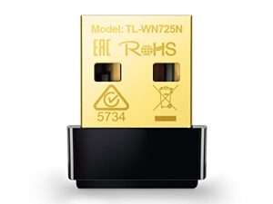 TP-Link USB WiFi Adapter for PC (TL-WN725N) ، محول الشبكة اللاسلكية N150 لسطح المكتب - دونغل WiFi بحجم نانو لنظام التشغيل Windows 11/10/7/8 / 8.1 / XP / Mac OS 10.9-10.15 Linux Kernel 2.6.18- 4.4.3 ، 2.4 جيجا هرتز فقط