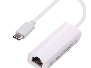 USB Type-C إلى RJ45 Female OTG 100Mbps Fast Ethernet Network Adapter Compalite مع كمبيوتر لوحي / كمبيوتر محمول (Windows ، Mac OS X ، Linux) Raspberry Pi وبعض أجهزة Android (TV Box .ect) (Type-C)