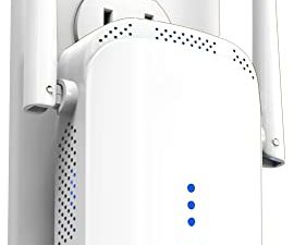 معزز ومضخم إشارة الإنترنت الجديد كليًا 2022 WiFi - تغطية طويلة المدى حتى 35 جهازًا ، مكرر Wi-Fi للمنزل والخارج ، مع منفذ إيثرنت ، نقطة وصول - 5 أوضاع ، إعداد سهل