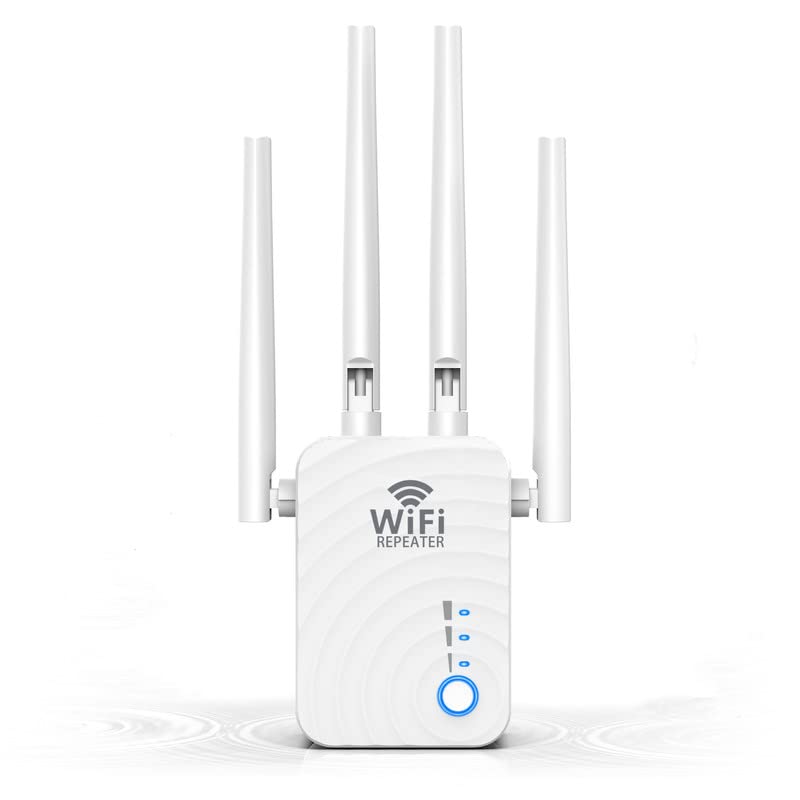 موسع واي فاي 1200Mbps ، موسع إشارة WiFi للأغطية المنزلية حتى 8500 قدم مربع و 45 جهازًا ، ثنائي النطاق 2.4G / 5G WiFi Amplifier Wireless Internet Repeater WiFi Range Extender موسع واي فاي 1200Mbps ، موسع إشارة WiFi للأغطية المنزلية حتى 8500 قدم مربع و 45 جهازًا ، ثنائي النطاق 2.4G / 5G WiFi Amplifier Wireless Internet Repeater WiFi Range Extender