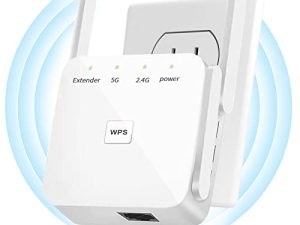 WiFi Extender WiFi Booster مع منفذ Ethernet ، موسع نطاق Wi-Fi مطور بسرعة 1200 ميجابت في الثانية 2022 ، موسعات WiFi ، معزز إشارة للمنزل - يغطي ما يصل إلى 7800 قدمًا مربعًا و 35 جهازًا ، إعداد الإنترنت بضغطة واحدة