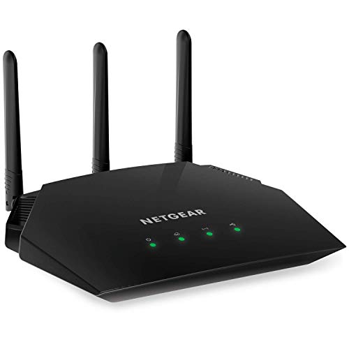 راوتر NETGEAR WiFi (R6330) - سرعة لاسلكية مزدوجة النطاق AC1600 (تصل إلى 1600 ميجابت في الثانية) | تغطية تصل إلى 1200 قدم مربع و 20 جهازًا | 4 x 1G Ethernet و 1 x 2.0 USB Ports (R6330-1AZNAS) راوتر NETGEAR WiFi (R6330) - سرعة لاسلكية مزدوجة النطاق AC1600 (تصل إلى 1600 ميجابت في الثانية) | تغطية تصل إلى 1200 قدم مربع و 20 جهازًا | 4 x 1G Ethernet و 1 x 2.0 USB Ports (R6330-1AZNAS)