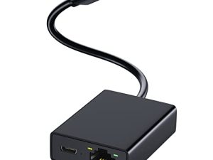 محول إيثرنت لجهاز Fire TV Stick ، محول شبكة Electop Micro USB إلى RJ45 Ethernet متوافق مع 4K Fire Stick ، Chromecast Google Home Mini والمزيد من العصي التلفزيونية المتدفقة (شريط لاصق مضمن)