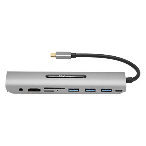 DAKR USB Type C Hub ، USB C Hub 9 in 1 PD محول التوصيل والتشغيل USB C إلى HDMI 4K لأجهزة الكمبيوتر المحمولة USB C والأجهزة الأخرى من النوع C DAKR USB Type C Hub ، USB C Hub 9 in 1 PD محول التوصيل والتشغيل USB C إلى HDMI 4K لأجهزة الكمبيوتر المحمولة USB C والأجهزة الأخرى من النوع C