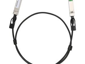 كابل SFP 10G CU1M DAC عالي السرعة ، كابل SFP إلى SFP 10G Twinax ، للتكديس والتتالي بين أجهزة البيانات الكبيرة ، متوافق تمامًا ، التوصيل والتشغيل