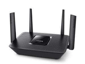 راوتر Linksys WiFi 5 ، ثنائي النطاق ، 1000 قدم مربع تغطية القدم ، مع تحكم الوالدين ، ما يصل إلى 10+ أجهزة ، سرعات تصل إلى (AC1200) 1.2 جيجابت في الثانية - EA6350-4B