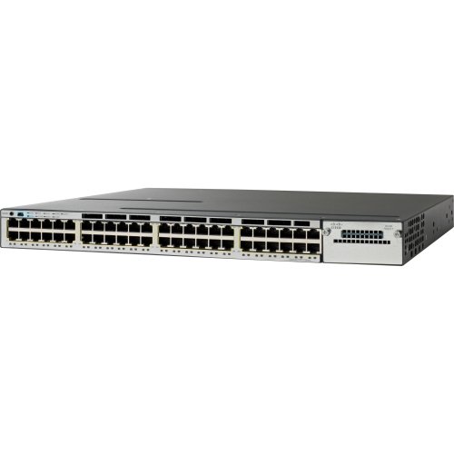 Cisco Systems، Inc - محول Cisco Catalyst Ws-C3750x-48Pf-Layer 3 - 48 منفذًا - قابل للإدارة - مجدد - 48 X Poe + - منفذ Stack - 1 X فتحة توسعة - 10/100 / 1000Base-T - Poe Ports "فئة المنتج : أجهزة التوجيه / التبديل / المفاتيح والجسور " Cisco Systems، Inc - محول Cisco Catalyst Ws-C3750x-48Pf-Layer 3 - 48 منفذًا - قابل للإدارة - مجدد - 48 X Poe + - منفذ Stack - 1 X فتحة توسعة - 10/100 / 1000Base-T - Poe Ports "فئة المنتج : أجهزة التوجيه / التبديل / المفاتيح والجسور "