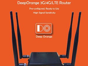 موجه 300Mbps 4G LTE مودم واي فاي لاسلكي لل RV أو منزل متنقل مع إشارة قوية ومنفذ USB وفتحة بطاقة SIM مع هوائيات خارجية لبطاقة SIM للولايات المتحدة الأمريكية / كندا / المكسيك