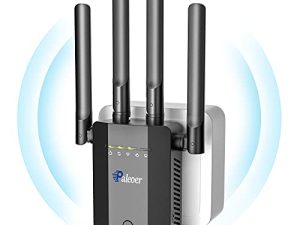 2022 WiFi Extender Signal Booster طويل المدى حتى 9985 قدمًا مربعًا و 45+ جهازًا ، معزز الإنترنت للمنزل ، مكرر الإنترنت اللاسلكي ومضخم الإشارة ، 5 أوضاع ، إعداد بنقرة واحدة ، منفذ WAN / LAN